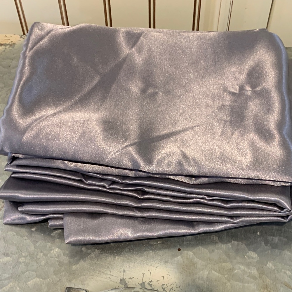 Luxurious Satin Pillowcase Set in Gray